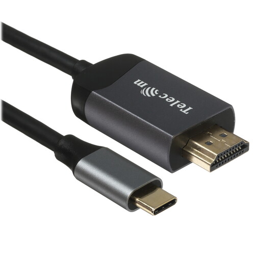Купить Кабель однонаправленный Telecom USB Type-C - HDMI, 1.8 м  9190102. Характеристики, отзывы и цены в Донецке