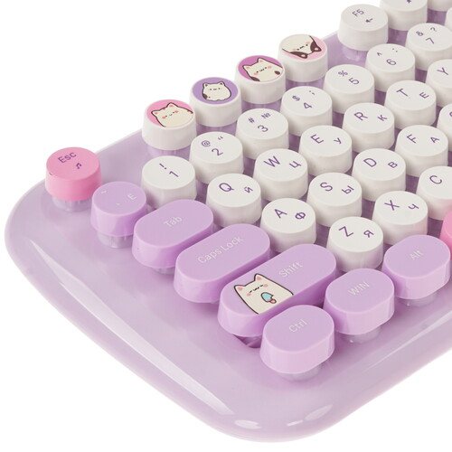 Купить Клавиатура+мышь беспроводная   MOFii SMK-648M3AG фиолетовый  9241072. Характеристики, отзывы и цены в Донецке