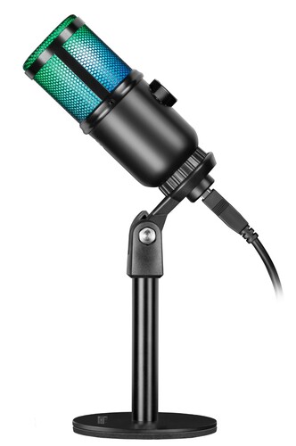Купить Микрофон Defender Glow GMC 400 черный  9204455. Характеристики, отзывы и цены в Донецке