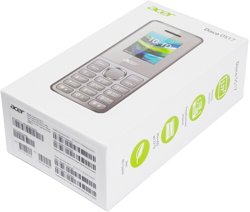 Купить Сотовый телефон Acer Disco DS17 серый  5457729. Характеристики, отзывы и цены в Донецке