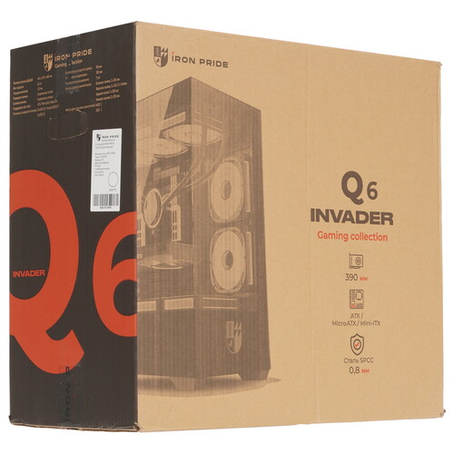 Купить Корпус Iron Pride INVADER Q6  9257817. Характеристики, отзывы и цены в Донецке