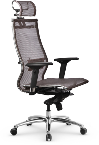 Купить Кресло офисное Метта Samurai S-3.05 MPES коричневый  9112507. Характеристики, отзывы и цены в Донецке