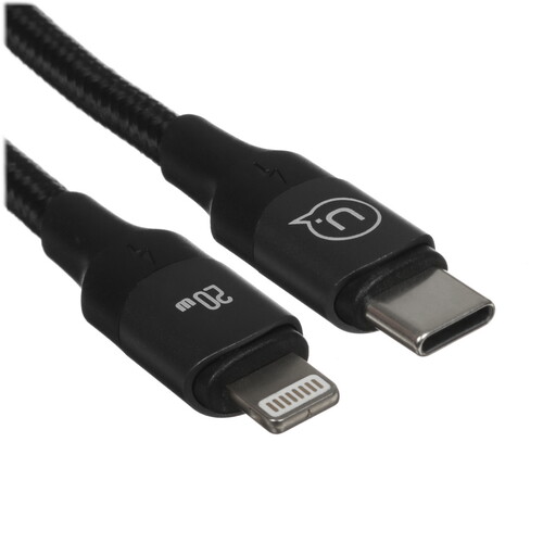 Купить Кабель круглый USAMS Lightning 8-pin - USB Type-C черный 1.2 м  5480394. Характеристики, отзывы и цены в Донецке