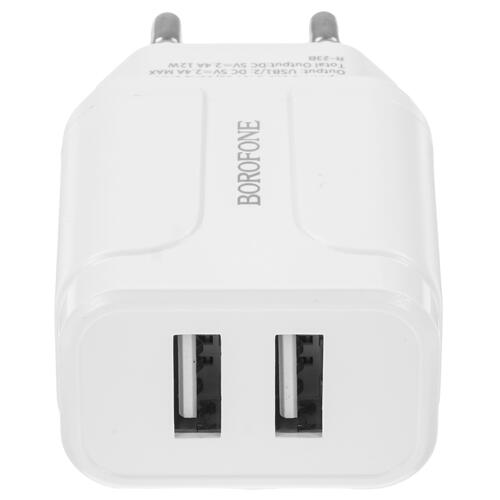 Купить Сетевое зарядное устройство Borofone BA37A Speedy белый  5367528. Характеристики, отзывы и цены в Донецке