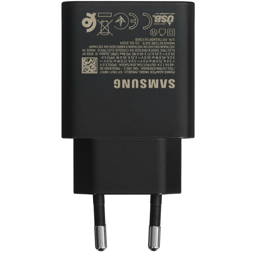 Купить Сетевое зарядное устройство Samsung EP-T4511 черный  5485253. Характеристики, отзывы и цены в Донецке