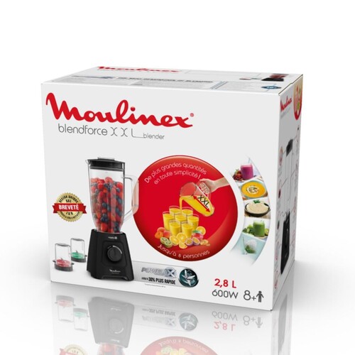 Купить Блендер стационарный Moulinex Blendforce 2 XXL LM458810 черный  5493303. Характеристики, отзывы и цены в Донецке