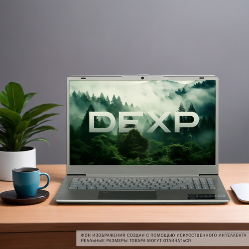 Купить 15.6" Ноутбук DEXP Atlas A15-I5W404 серебристый  9115197. Характеристики, отзывы и цены в Донецке