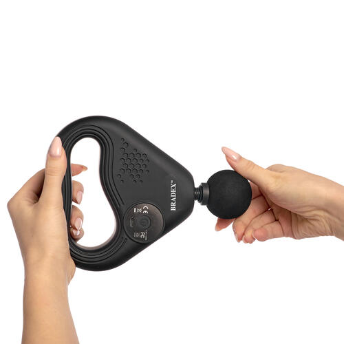 Купить Массажный пистолет Bradex KZ 1426 черный  9083871. Характеристики, отзывы и цены в Донецке