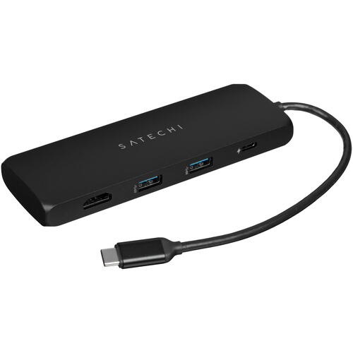 Купить Док-станция Satechi USB-C Hybrid Multiport Adapter серый  9073309. Характеристики, отзывы и цены в Донецке