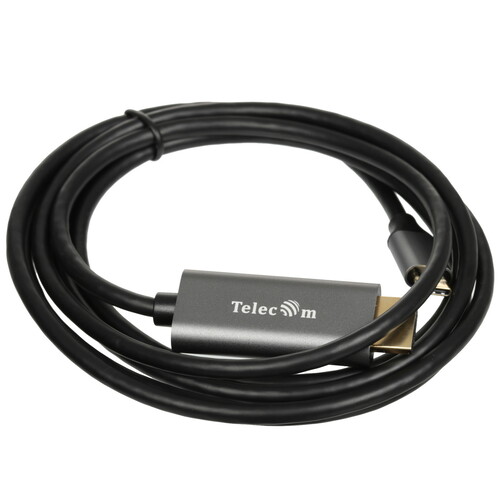 Купить Кабель однонаправленный Telecom USB-C - HDMI, 1.8 м  5471448. Характеристики, отзывы и цены в Донецке