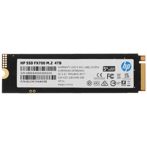 Купить 4000 ГБ M.2 NVMe накопитель HP FX700  5454024. Характеристики, отзывы и цены в Донецке