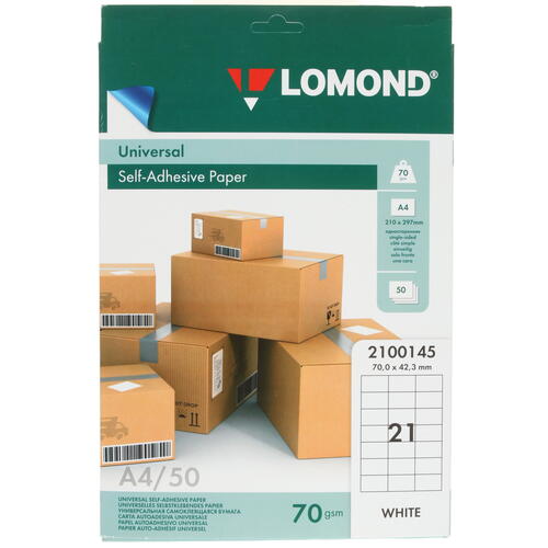 Купить Самоклеящаяся бумага Lomond 2100145  7975033. Характеристики, отзывы и цены в Донецке