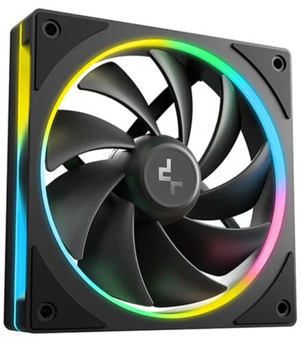 Купить Вентилятор DeepCool FL12 SE [R-FL12SE-BKAPN1-G] черный  5635680. Характеристики, отзывы и цены в Донецке