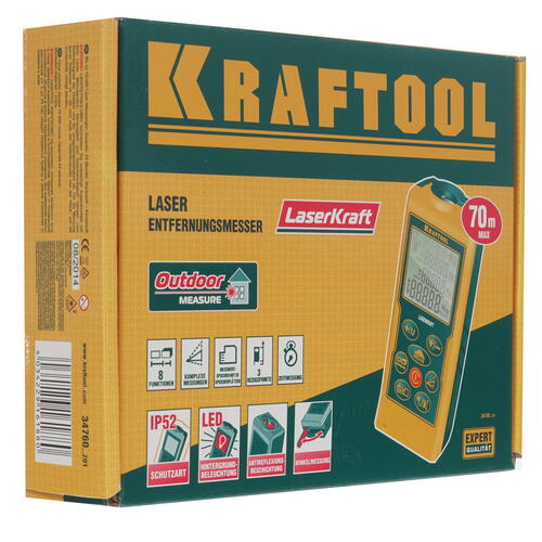 Купить Лазерный дальномер Kraftool 34760  1065865. Характеристики, отзывы и цены в Донецке