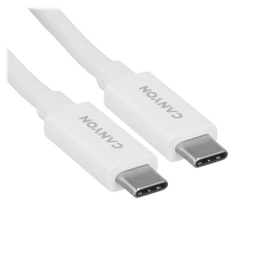 Купить Кабель круглый Canyon USB Type-C - USB Type-C белый 2 м  5415224. Характеристики, отзывы и цены в Донецке