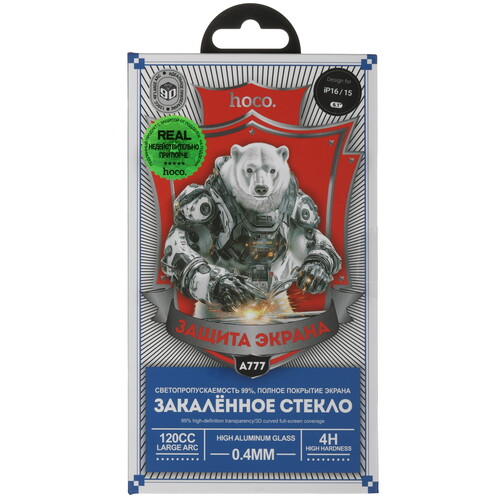 Купить Защитное стекло HOCO для экрана Apple iPhone 15/ 16  5622883. Характеристики, отзывы и цены в Донецке