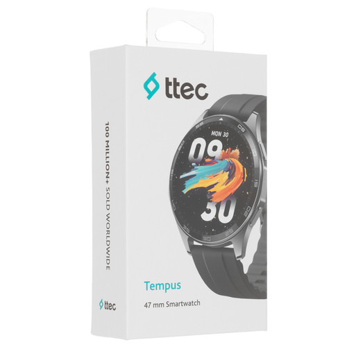 Купить Смарт-часы TTEC Tempus Pro 47 mm Amoled Screen Round Case Smartwatch  9409359. Характеристики, отзывы и цены в Донецке