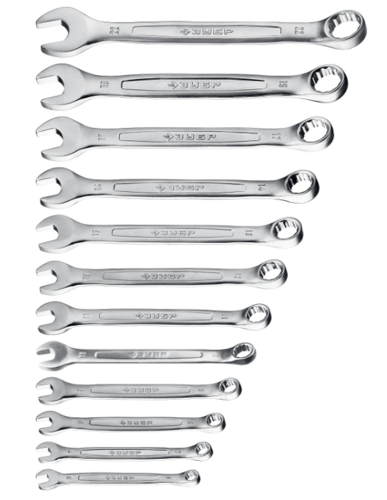 Купить Набор ключей ЗУБР 27088-H12_z01  9107790. Характеристики, отзывы и цены в Донецке