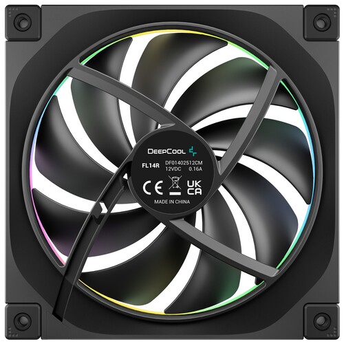 Купить Реверсный вентилятор DEEPCOOL FL14R [R-FL14R-BKAPN1-G] черный  5635688. Характеристики, отзывы и цены в Донецке