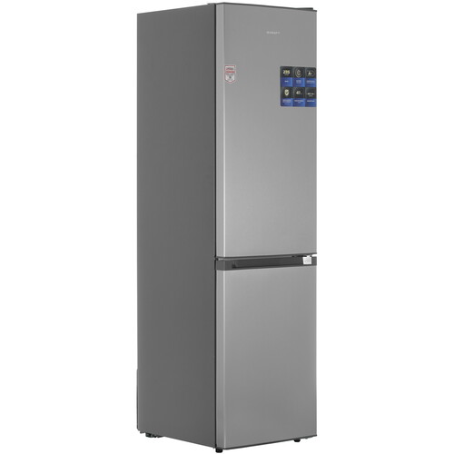 Купить Холодильник с морозильником   KRAFT KF-NF282X серый  9131516. Характеристики, отзывы и цены в Донецке