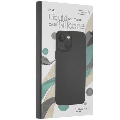 Купить Накладка  VLP Liquid Silicone Case для Apple iPhone 14 Plus черный  5069635. Характеристики, отзывы и цены в Донецке