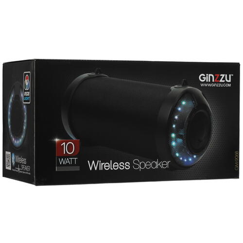 Купить Портативная колонка GINZZU GM-906B, черный  4818708. Характеристики, отзывы и цены в Донецке