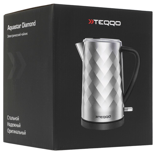Купить Электрочайник TEQQO Aquastar Diamond серый  9176141. Характеристики, отзывы и цены в Донецке