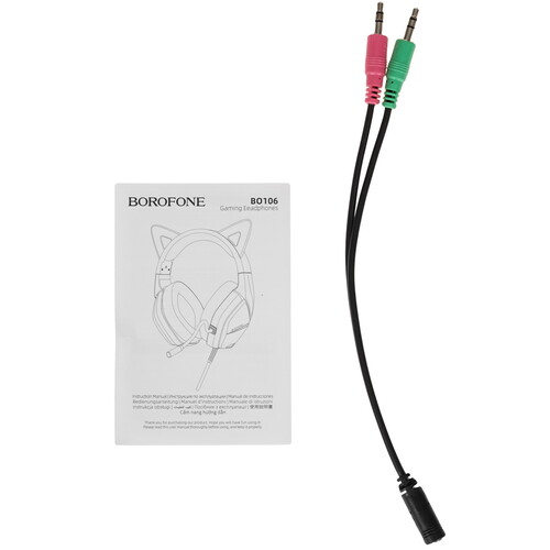 Купить Проводные наушники Borofone BO106 черный 2023  9134484. Характеристики, отзывы и цены в Донецке