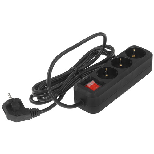 Купить Удлинитель TDM ELECTRIC Народный SQ1303-1121 черный  9277023. Характеристики, отзывы и цены в Донецке