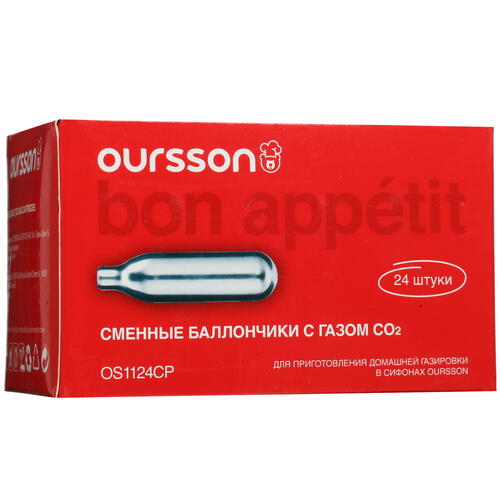 Купить Газовый баллон для сифонов Oursson OS1124CP/S  5037379. Характеристики, отзывы и цены в Донецке