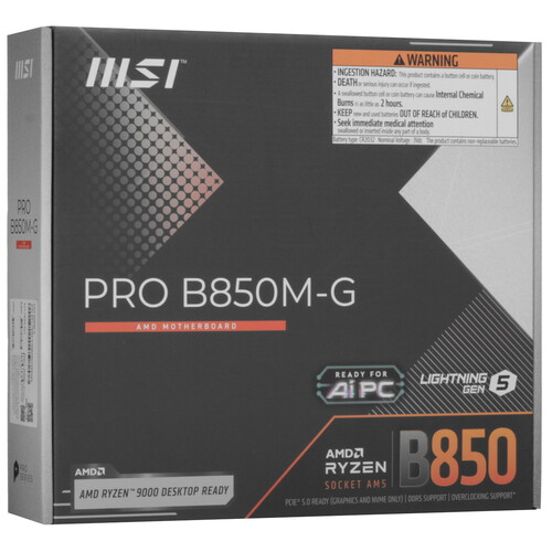 Купить Материнская плата MSI PRO B850M-G  5637354. Характеристики, отзывы и цены в Донецке