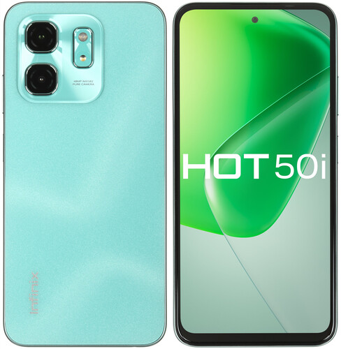 Купить 6.7" Смартфон Infinix HOT 50i 256 ГБ зеленый  5488693. Характеристики, отзывы и цены в Донецке