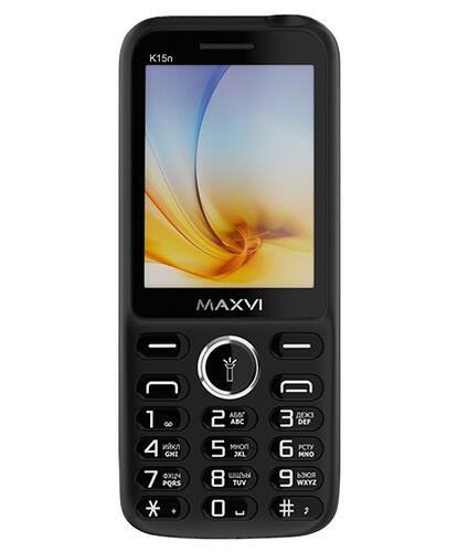 Купить Сотовый телефон Maxvi K15n черный  1605297. Характеристики, отзывы и цены в Донецке