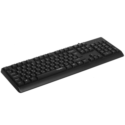 Купить Клавиатура+мышь  проводная  RAPOO X130PRO черный  5470316. Характеристики, отзывы и цены в Донецке