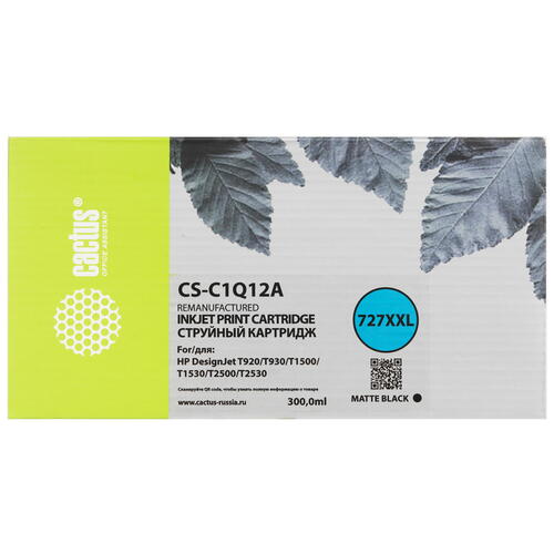 Купить Картридж Cactus CS-C1Q12A черный матовый  9926239. Характеристики, отзывы и цены в Донецке