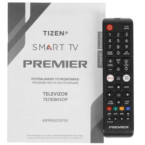 Купить 43" (109 см) Телевизор Premier 43PRM3010USV черный  9211103. Характеристики, отзывы и цены в Донецке