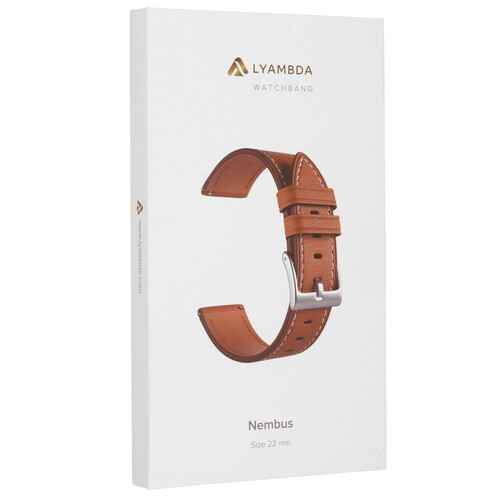 Купить Ремешок Lyambda универсальный 22 мм коричневый  9252329. Характеристики, отзывы и цены в Донецке