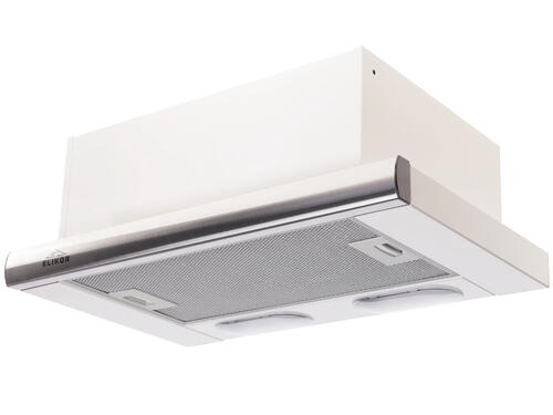 Купить Вытяжка телескопическая Elikor Интегра 50П-400-В2Л белый/серебристый  1047518. Характеристики, отзывы и цены в Донецке