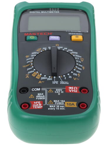Купить Мультиметр Mastech MS8360C  1128029. Характеристики, отзывы и цены в Донецке