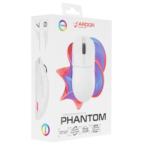 Купить Мышь беспроводная/проводная ARDOR GAMING Phantom  5060052. Характеристики, отзывы и цены в Донецке