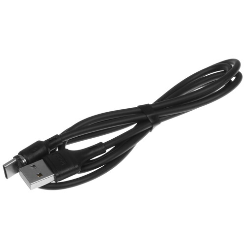 Купить Кабель круглый Hoco USB Type-C - USB 2.0 Type-A черный 1 м  5474958. Характеристики, отзывы и цены в Донецке