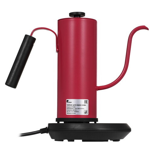 Купить Электрочайник Kitfort КТ-6759 красный  9275017. Характеристики, отзывы и цены в Донецке