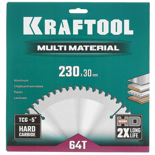 Купить Диск пильный KRAFTOOL 36953-230-30  9107939. Характеристики, отзывы и цены в Донецке