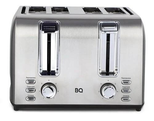 Купить Тостер BQ T2001 серебристый  9048873. Характеристики, отзывы и цены в Донецке