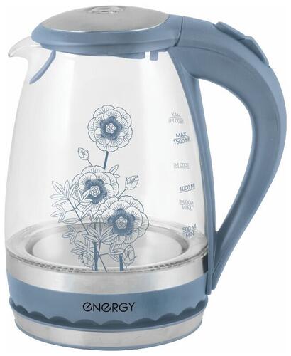 Купить Электрочайник ENERGY E-279 синий  8144881. Характеристики, отзывы и цены в Донецке