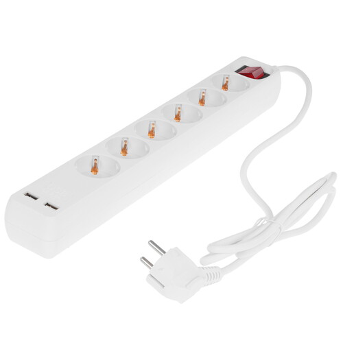 Купить Удлинитель TDM ELECTRIC SQ1303-0306 белый  9277107. Характеристики, отзывы и цены в Донецке