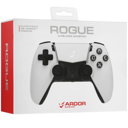 Купить Геймпад беспроводной/проводной ARDOR GAMING Rogue белый  9267761. Характеристики, отзывы и цены в Донецке