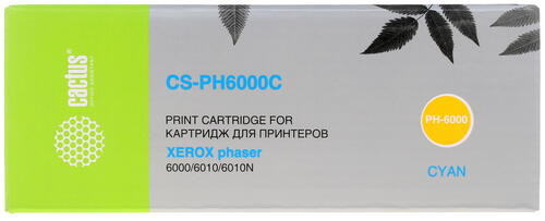 Купить Картридж лазерный Cactus CS-PH6000C голубой, с чипом  7939413. Характеристики, отзывы и цены в Донецке