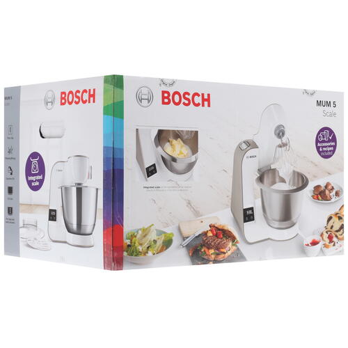 Купить Кухонная машина Bosch MUM5 MUM5XW20 белый  8172084. Характеристики, отзывы и цены в Донецке