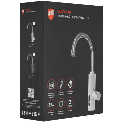 Купить Водонагреватель электрический Royal Thermo QuickTap  9240936. Характеристики, отзывы и цены в Донецке